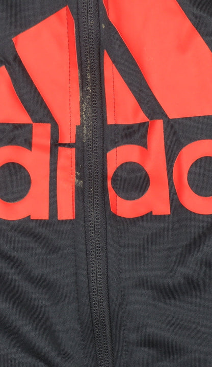 Adidas Boys Blue Full Zip Sweatshirt 9-10 Years