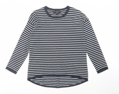 Womens UK Size M Paul Costelloe Blue Pullover Jumper