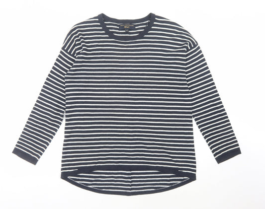 Womens UK Size M Paul Costelloe Blue Pullover Jumper