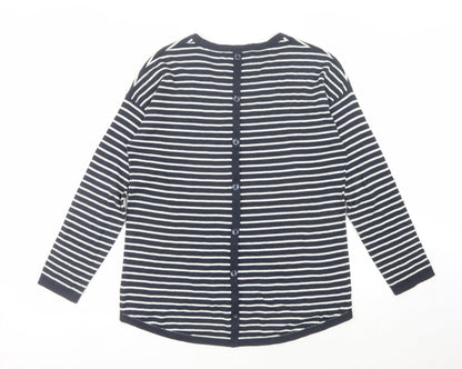 Womens UK Size M Paul Costelloe Blue Pullover Jumper