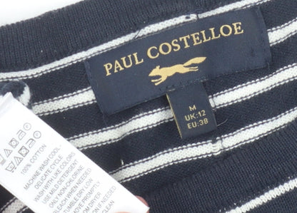 Womens UK Size M Paul Costelloe Blue Pullover Jumper