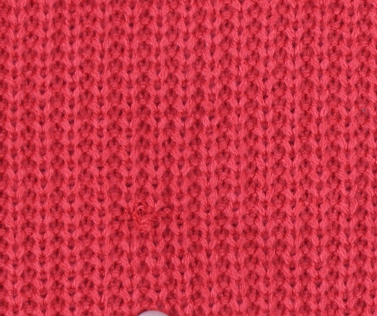 Brax Women's Red Knit Jumper Dress, Long Sleeve, V-Neck