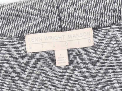 Fenn Wright Manson Women's Grey open Front Cardigan - L