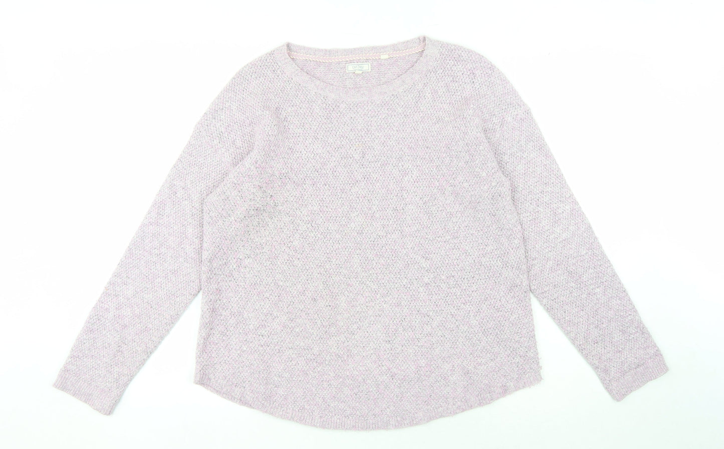Womens UK Size 12 Fat Face Pink Pullover Jumper