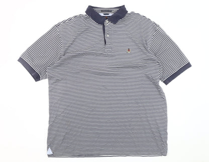 Tommy Hilfiger Men's Multicoloured Striped Polo XL
