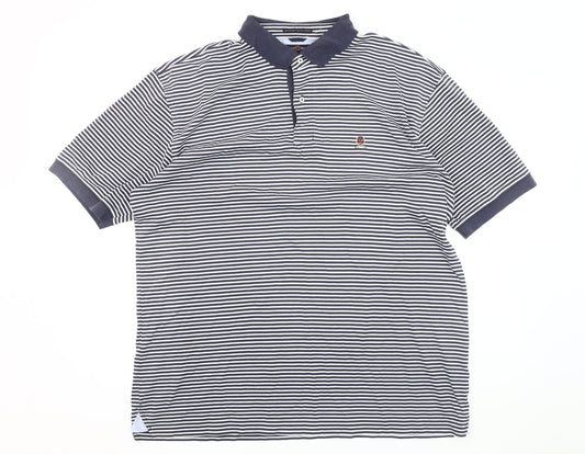 Tommy Hilfiger Men's Multicoloured Striped Polo XL