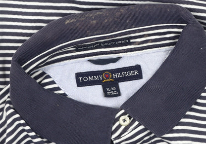 Tommy Hilfiger Men's Multicoloured Striped Polo XL