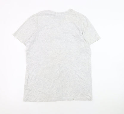 Minecraft Boys Grey T-Shirt 13-14 Years Graphic Print