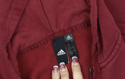 Womens UK Size S adidas Red Basic Jacket