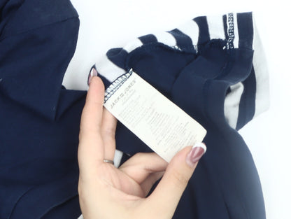 Jack & Jones Men’s Blue Striped Polo, Size M