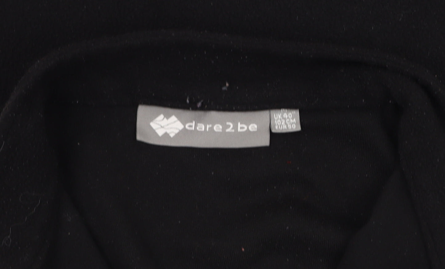 Mens UK Size L Dare 2B Black Full Zip Sweatshirt