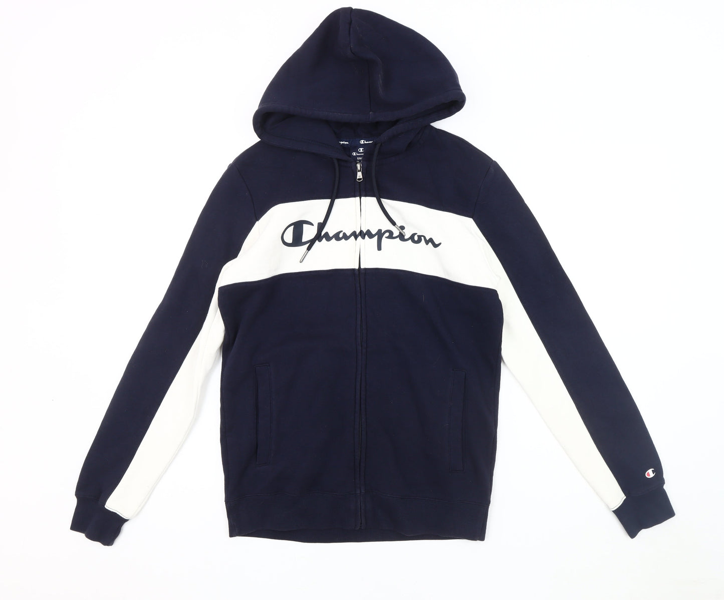Mens UK Size S Champion Blue Hooded