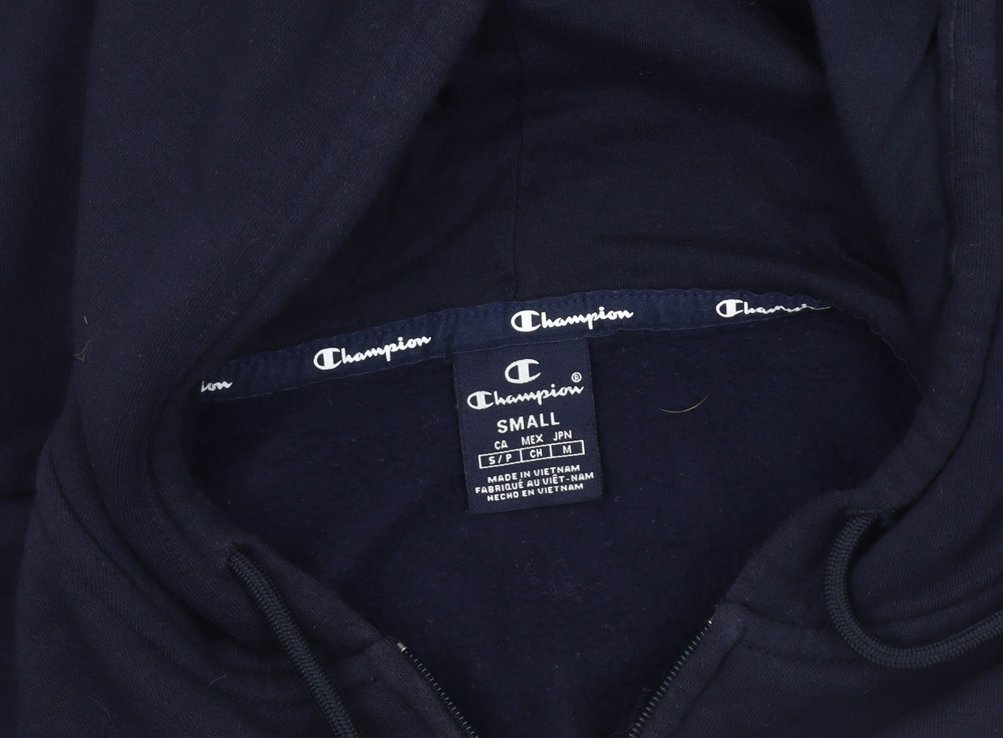 Mens UK Size S Champion Blue Hooded