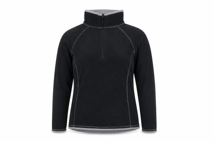 Womens UK Size 8 Mountain Warehouse Black Full Zip Sweatshirt