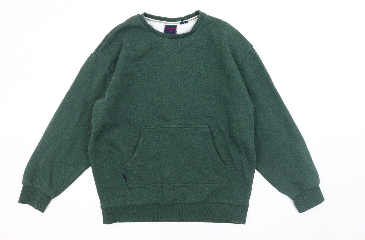 Superdry Men's Green Pullover Sweatshirt XS