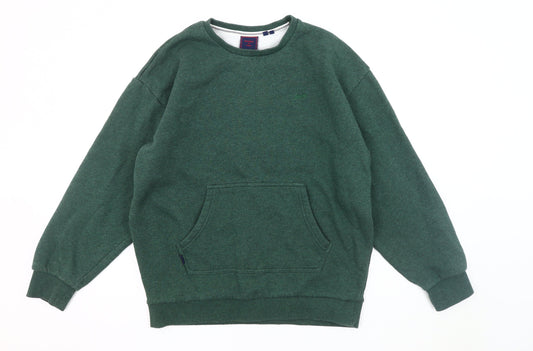 Superdry Men's Green Pullover Sweatshirt XS
