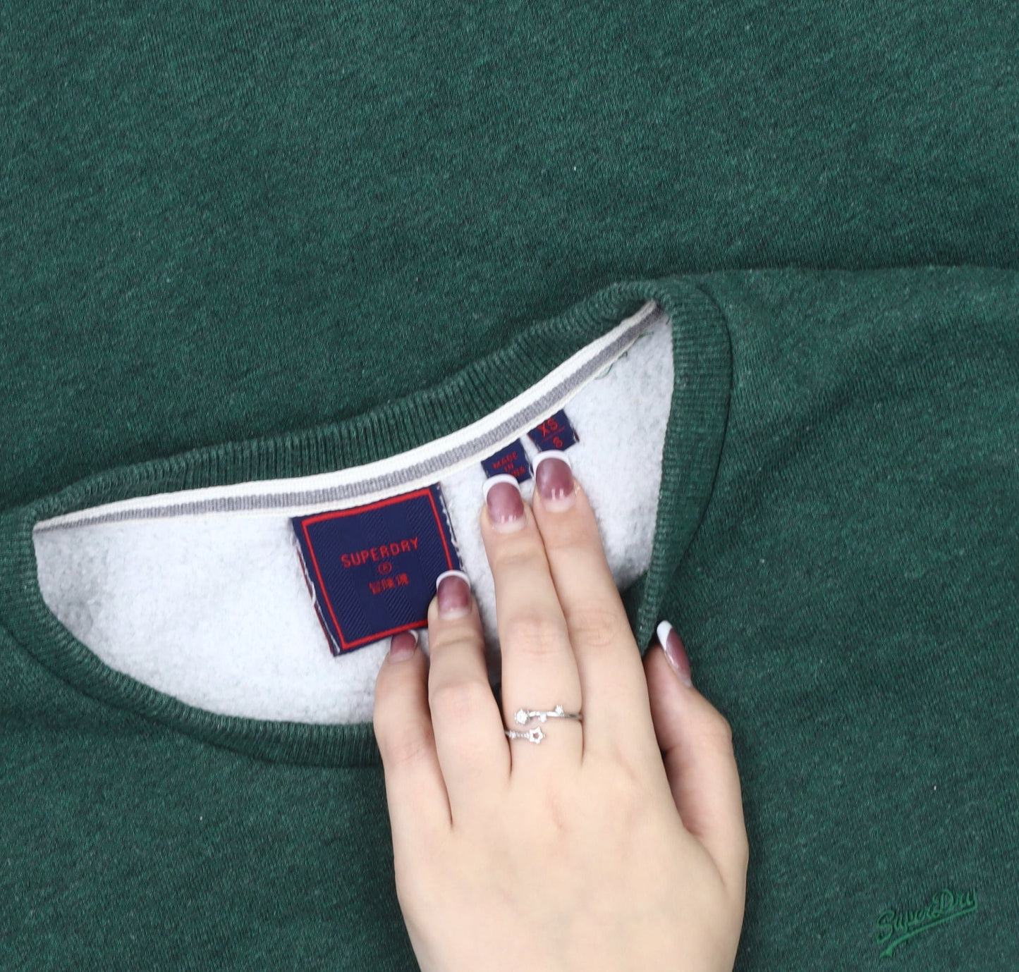 Superdry Men's Green Pullover Sweatshirt XS