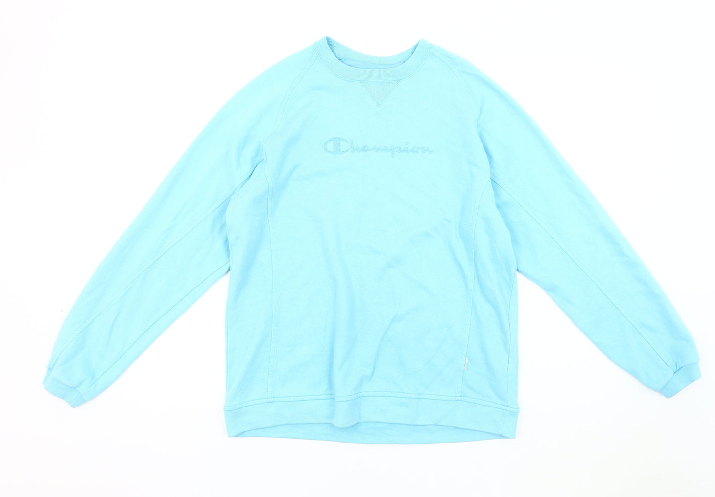 Mens UK Size M Champion Blue Pullover Sweatshirt