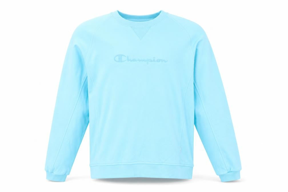 Mens UK Size M Champion Blue Pullover Sweatshirt