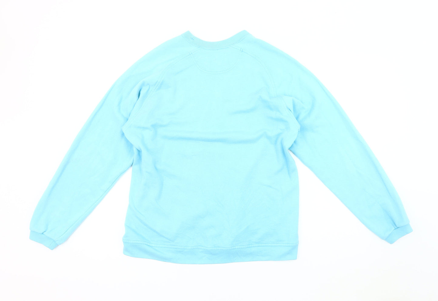 Mens UK Size M Champion Blue Pullover Sweatshirt