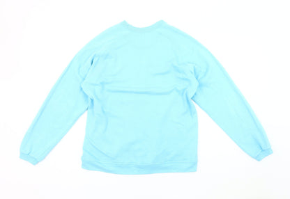 Mens UK Size M Champion Blue Pullover Sweatshirt