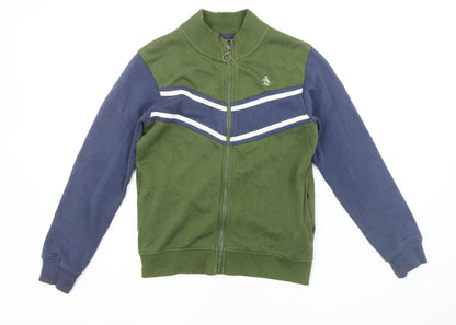 Penguin Boys Green Blue Track Jacket 10-11 Years