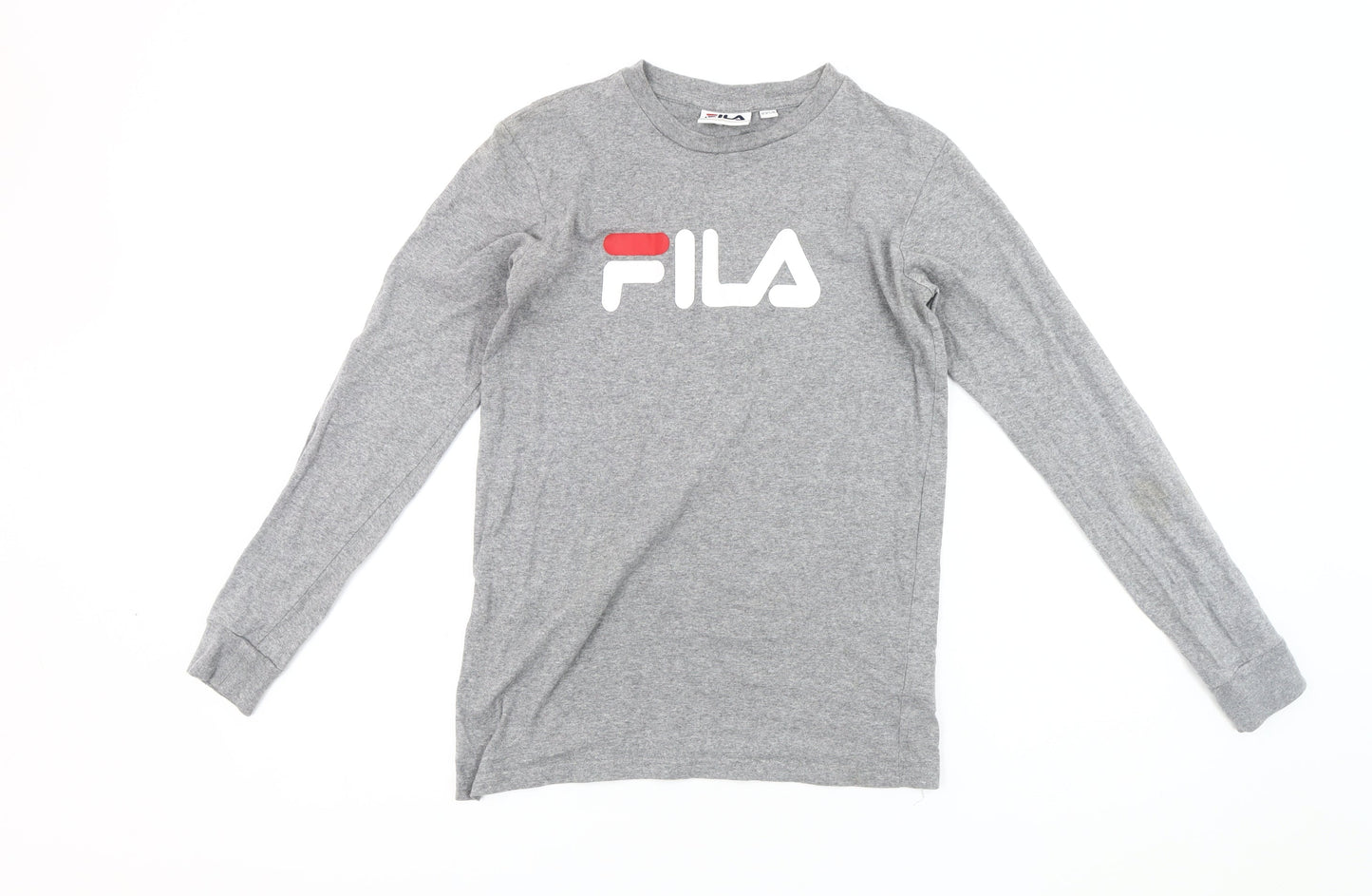 Womens UK Size 2XS FILA Grey Basic T-Shirt