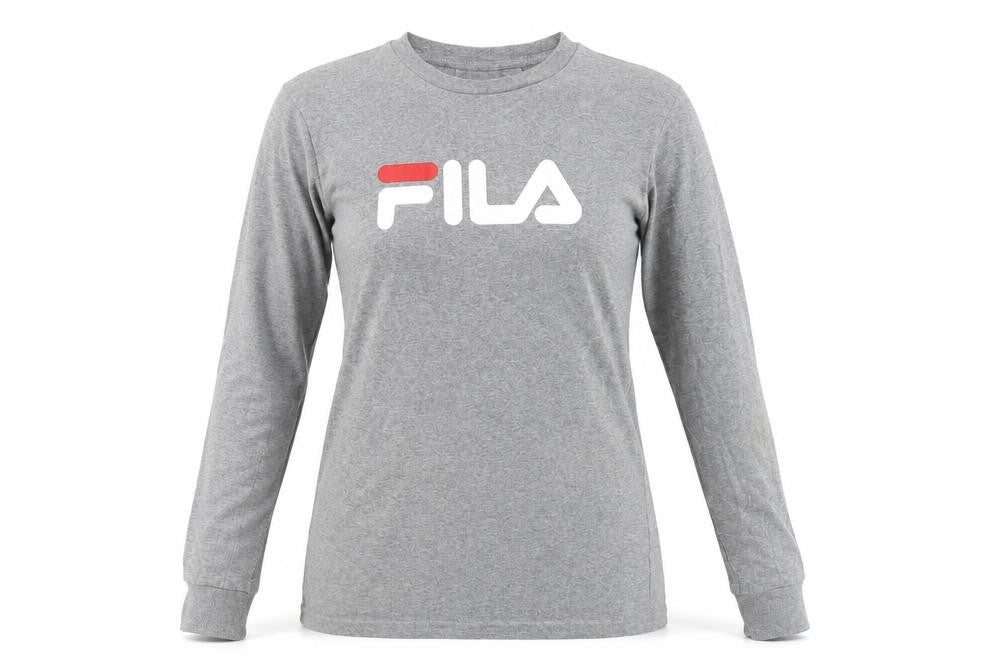 Womens UK Size 2XS FILA Grey Basic T-Shirt