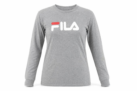 Womens UK Size 2XS FILA Grey Basic T-Shirt