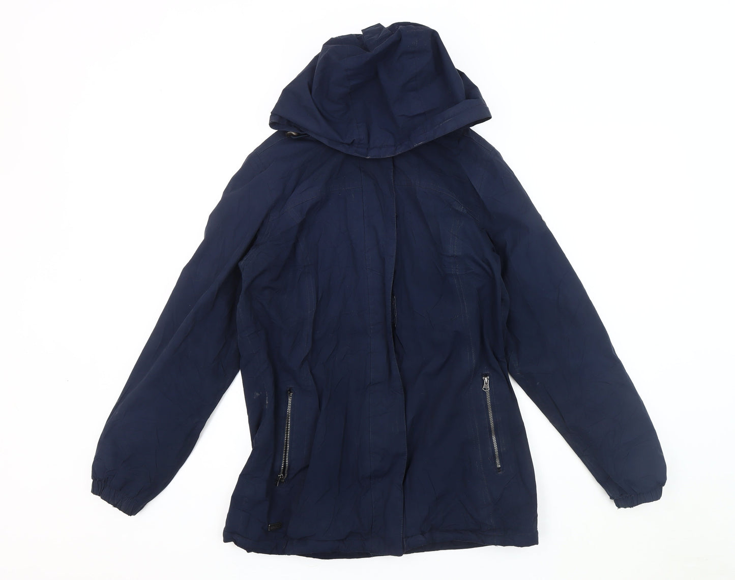 Womens UK Size 10 Regatta Blue Parka Coat