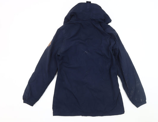 Womens UK Size 10 Regatta Blue Parka Coat