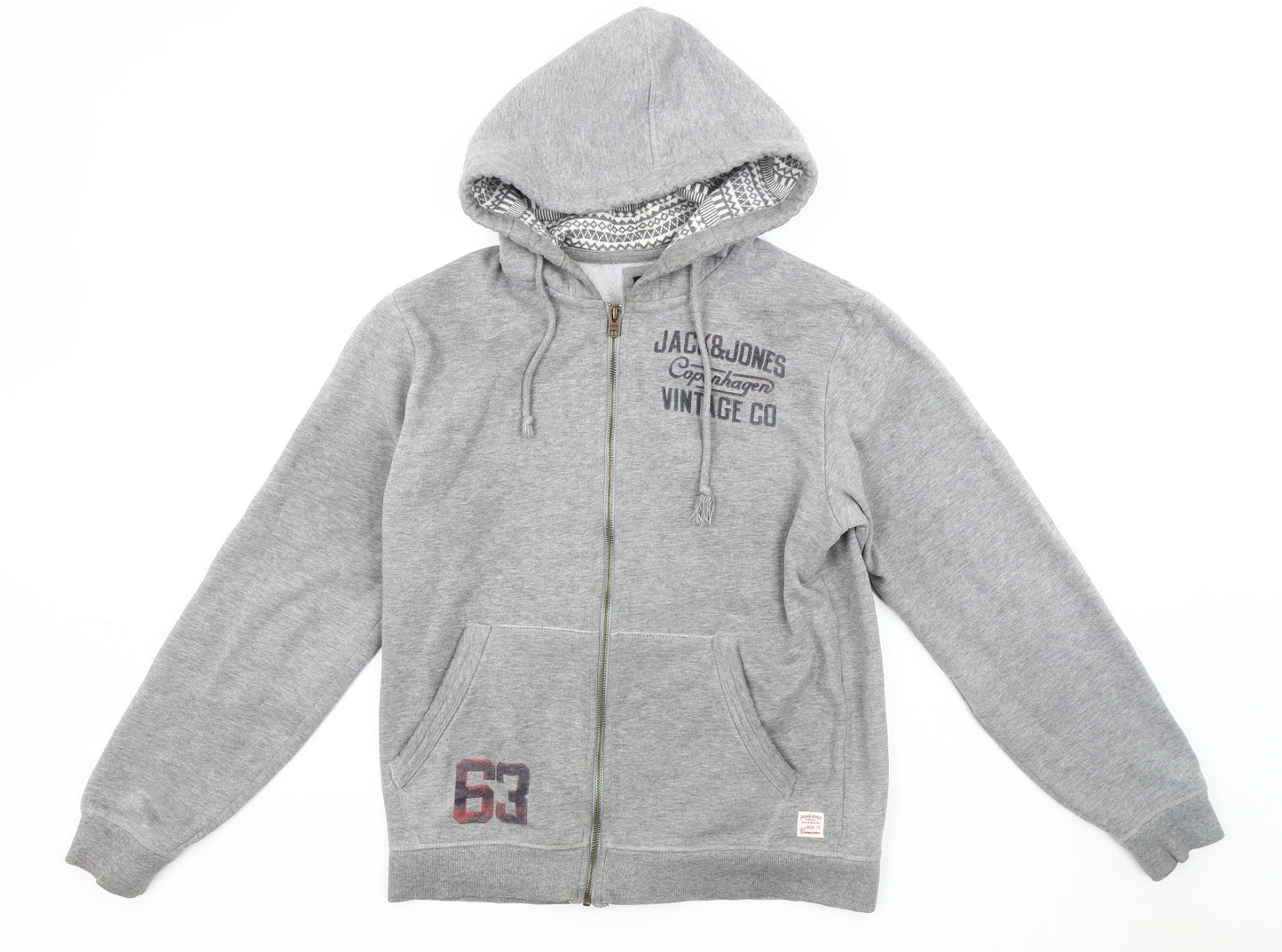 Mens UK Size M JACK & JONES Grey Basic Jacket