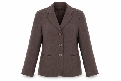 Womens UK Size 10 Eastex Regular Brown Suit Jacket