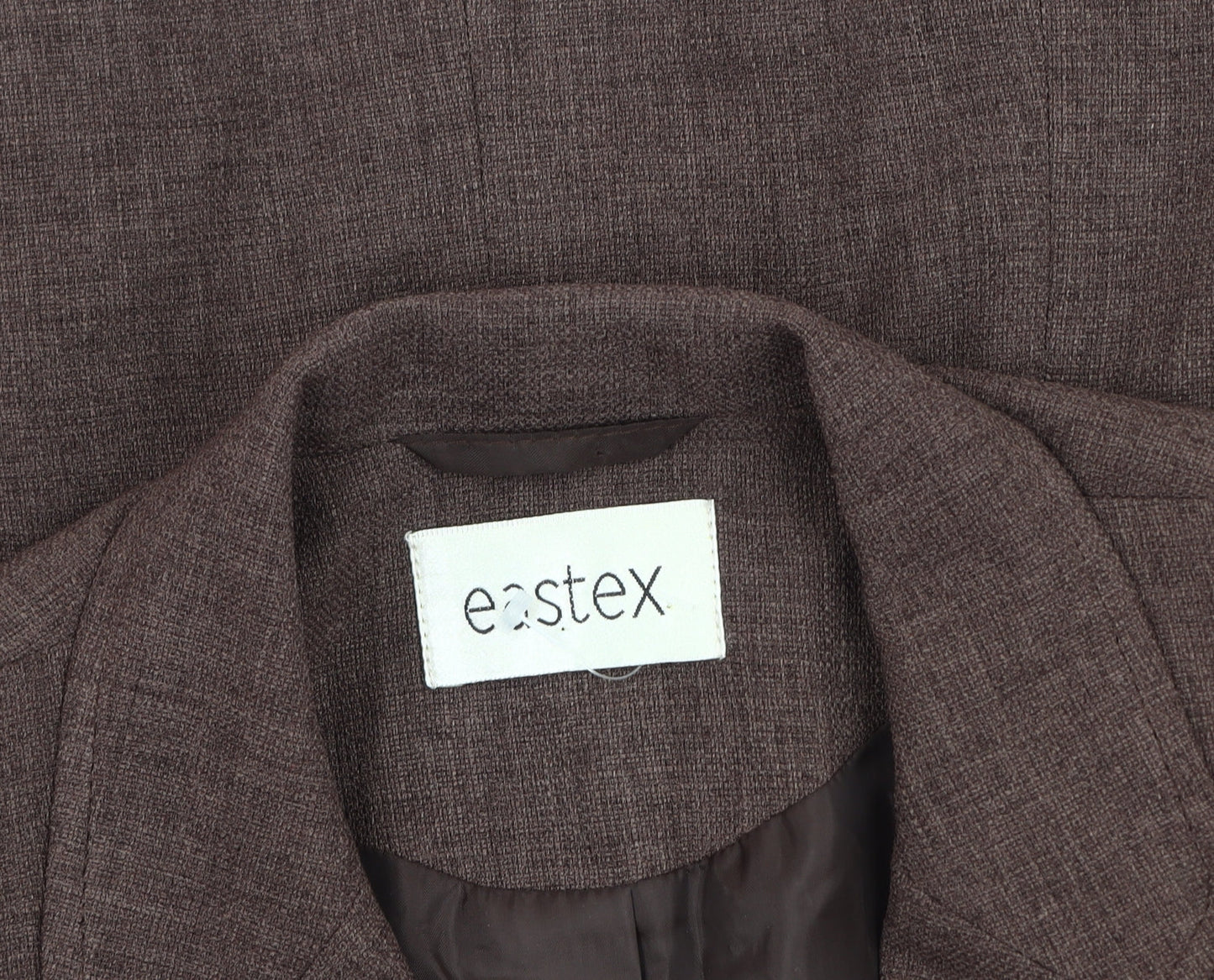 Eastex Women's Brown Suit Jacket Size 10 Classic Fit