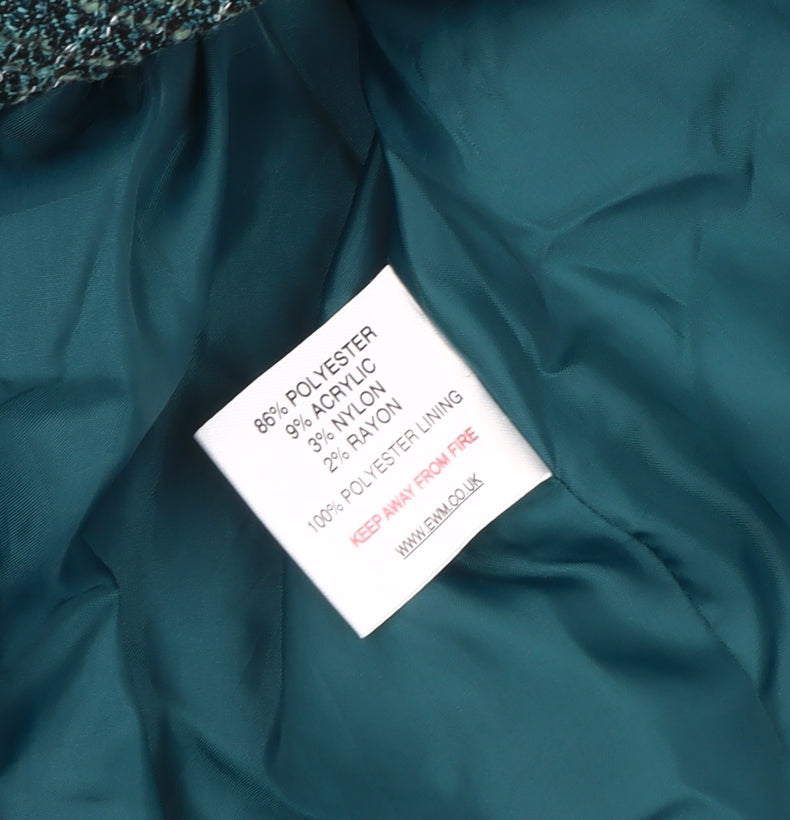 Womens UK Size 14 Honor Millburn Green Basic Jacket