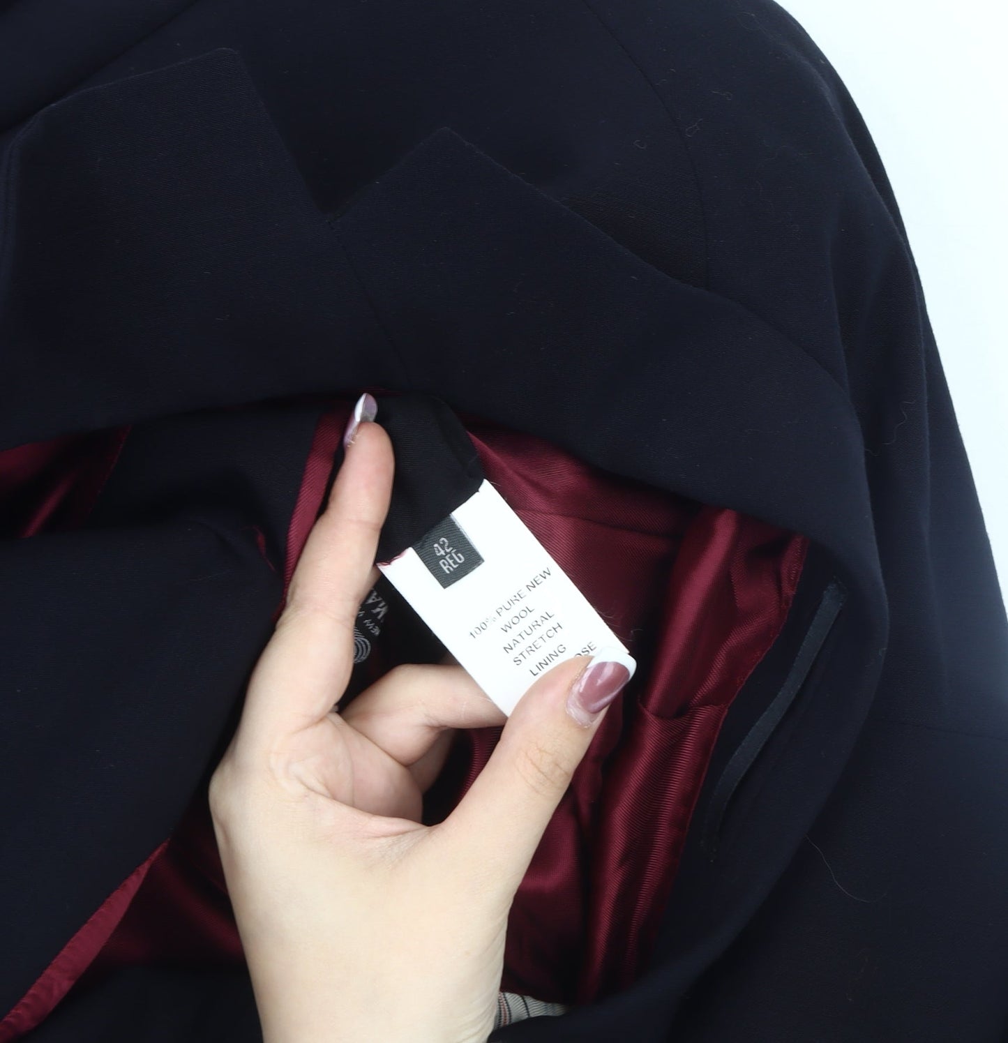 Austin Reed Men's Blue 42R Blazer Jacket Formal