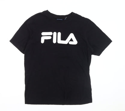 Mens UK Size M FILA Black  T-Shirt