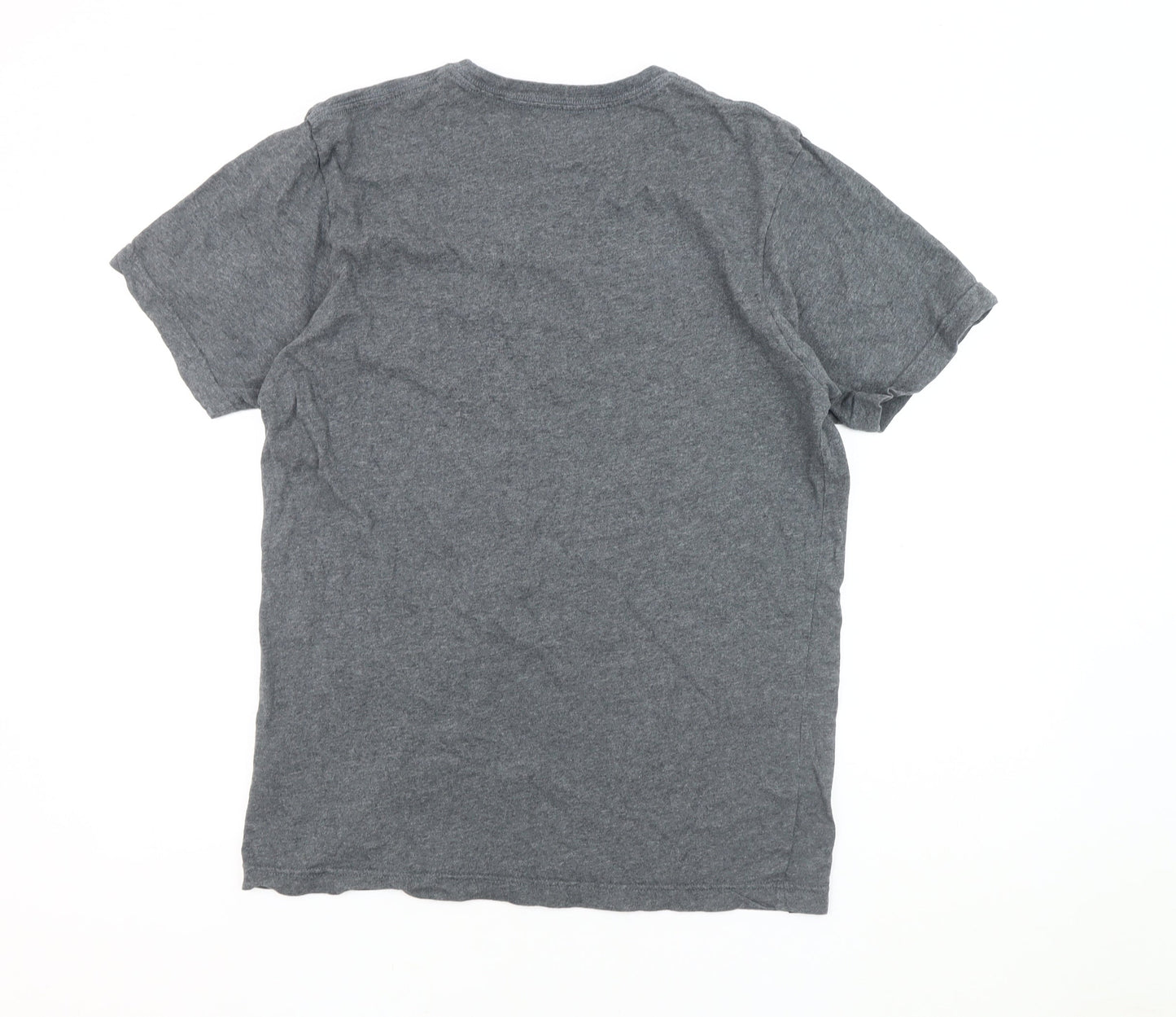 Nike Men's Grey Short Sleeve Sports T-Shirt - L