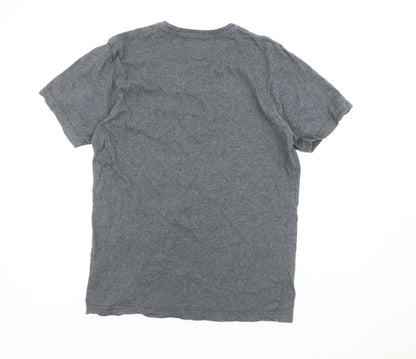 Nike Men's Grey Short Sleeve Sports T-Shirt - L