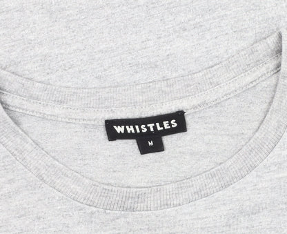 Whistles Men's Grey Graphic Print T-Shirt M