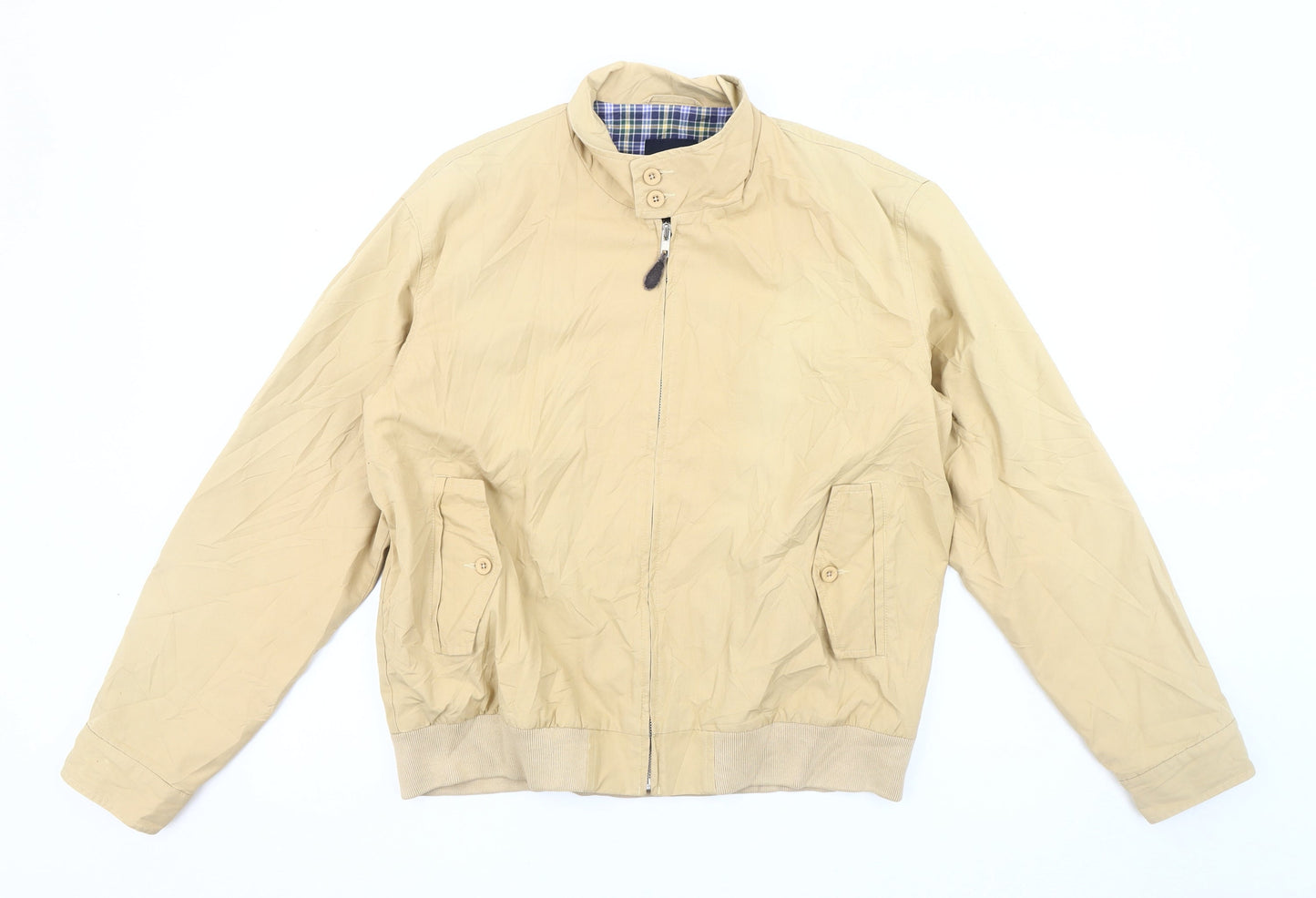 Mens UK Size L Viyella Beige Bomber Jacket