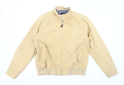 Mens UK Size L Viyella Beige Bomber Jacket