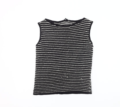 Karen Millen Women's Black Vest Jumper Size S