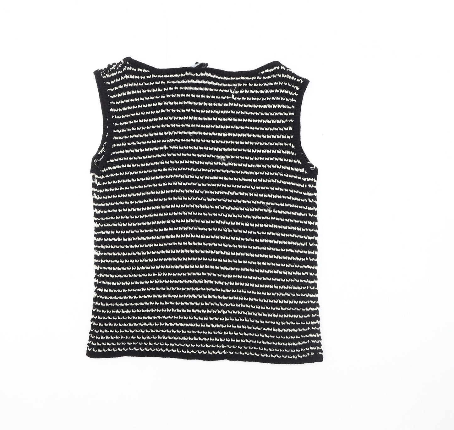 Karen Millen Women's Black Vest Jumper Size S