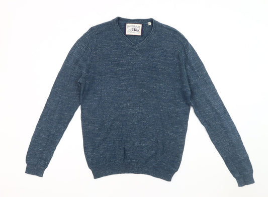 Mantaray Men's Blue Knit Pullover Jumper Size S