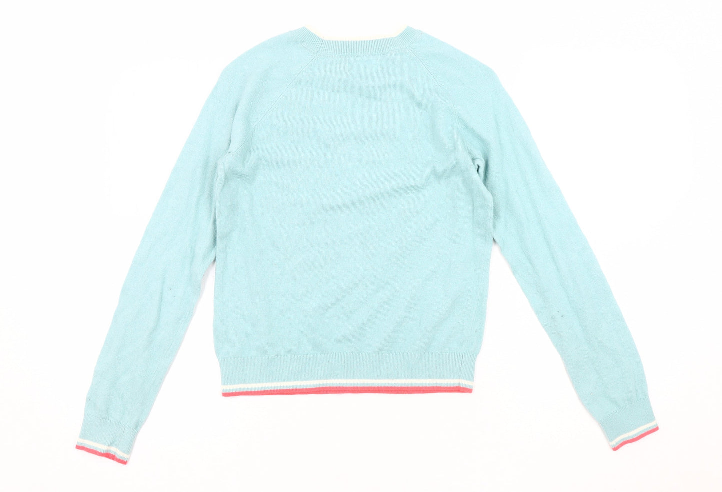 Boden Blue Dinosaur Pullover Jumper for Girls 11-12 Years