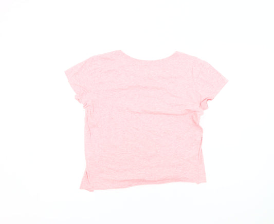 Womens UK Size XL ROXY Pink Basic T-Shirt
