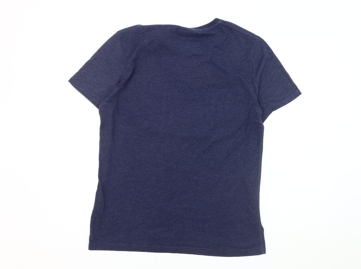 Superdry Men's Blue T-Shirt - Large Regular Fit