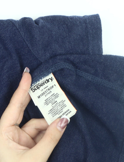 Superdry Men's Blue T-Shirt - Large Regular Fit