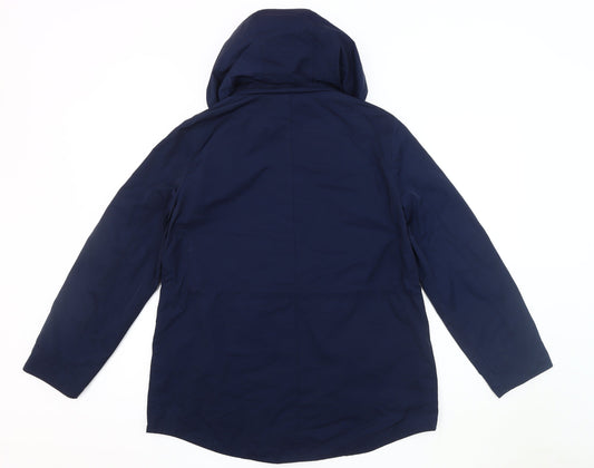 Jaeger Women's Blue Parka Jacket Size 12